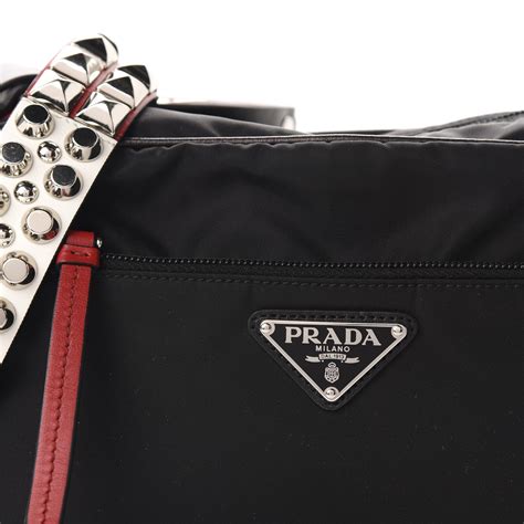 prada nylon tessuto shoulder bag.